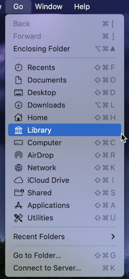 How to access hidden files in the user's home folder