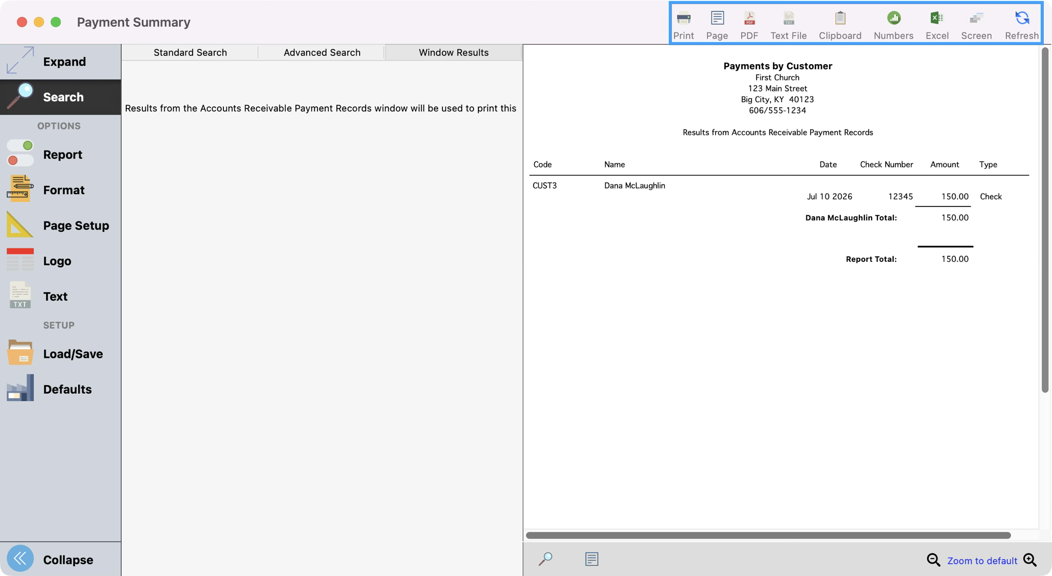 Print Summary window with the action items highlighted.