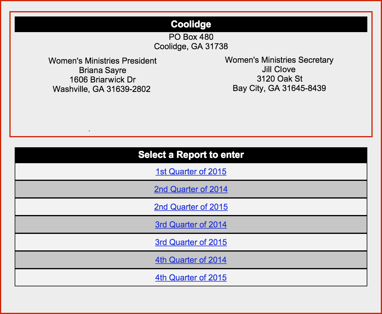WomensRptSelectReport.png