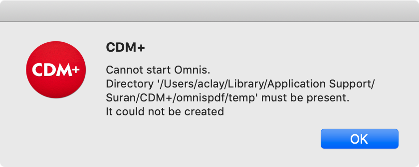Could not start Omnis. Directory must be present.png