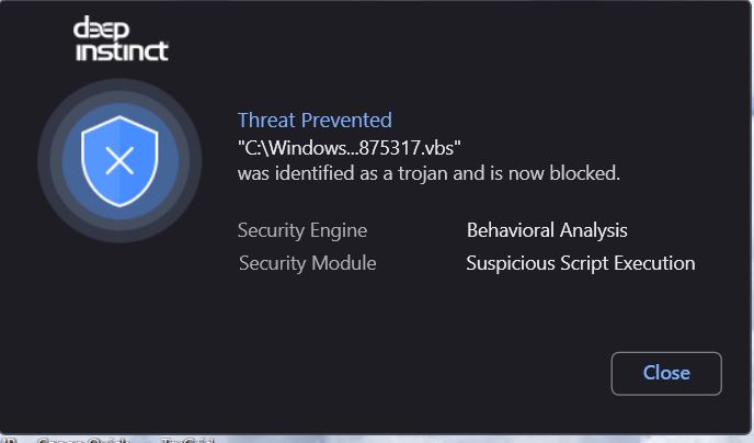 VBscript Trojan Warning.JPG